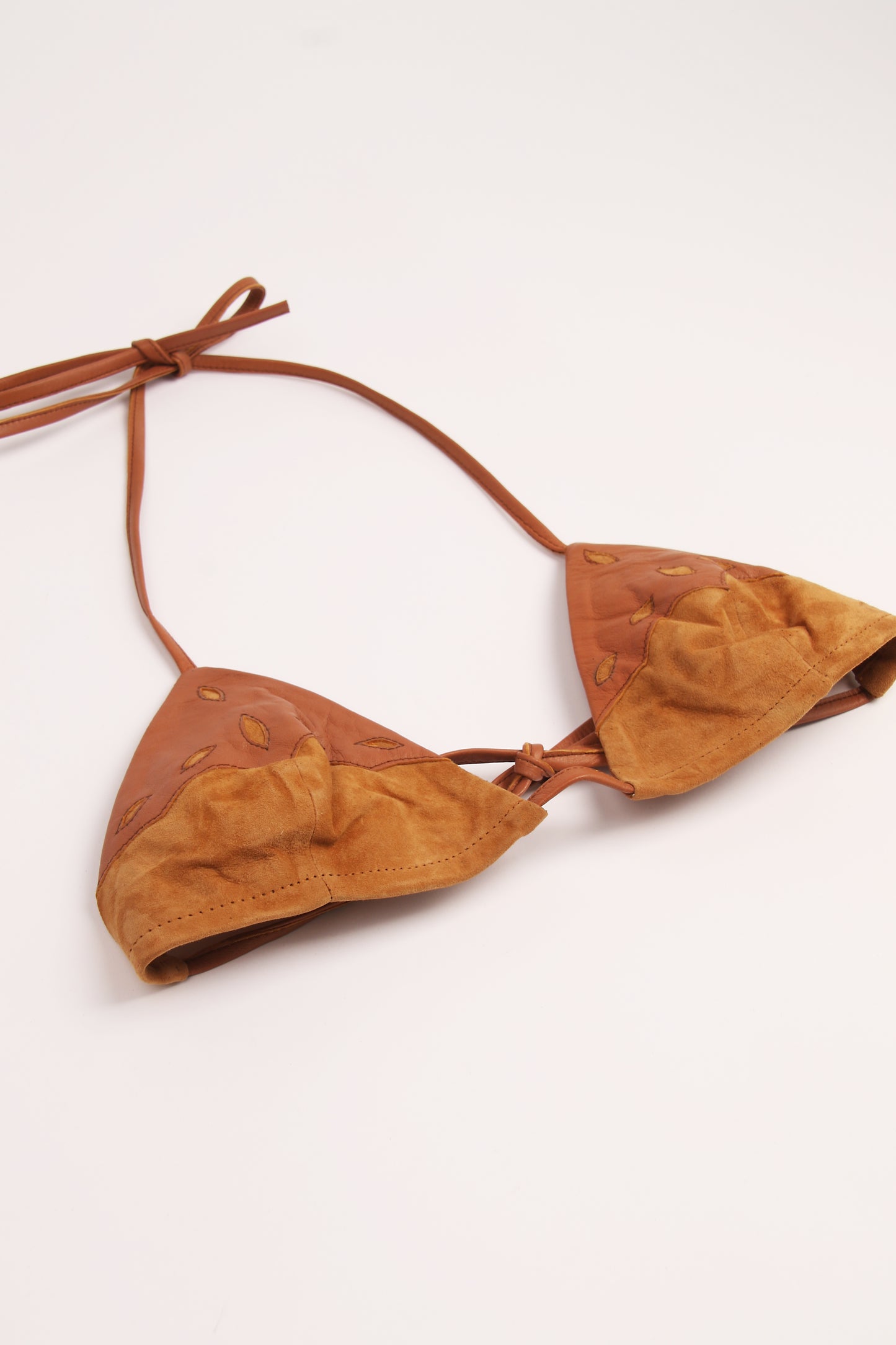 Giddy Up Set – Suede Bralette & Shorts